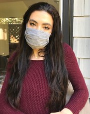Cotton Breathable Washable Double-Layered Chambray Face Mask Made in USA