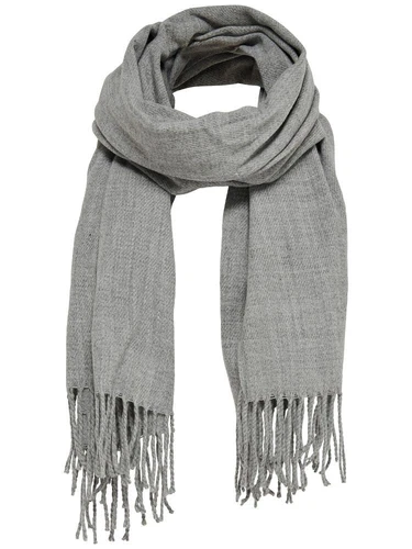 SALE Neu Damen Grau Silber uni Schal Halstuch Tuch Überwurf Kopftuch Damenschal