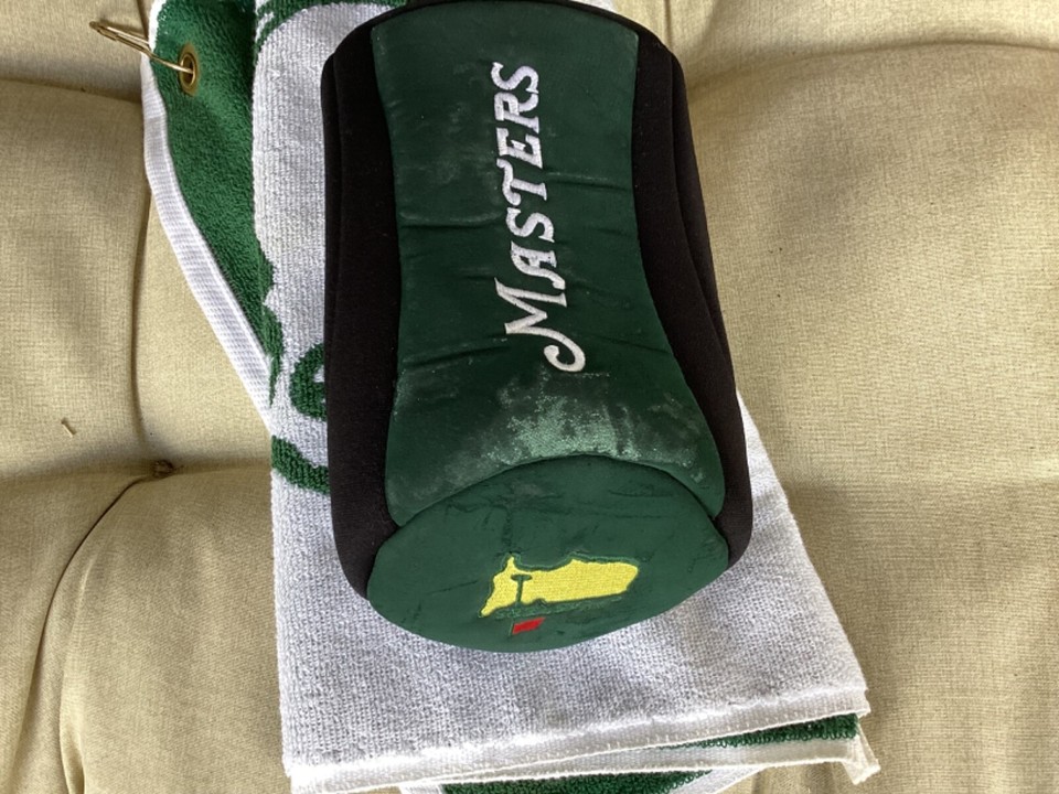 MASTERS GOLF TOWEL, HEAD COVER eBay