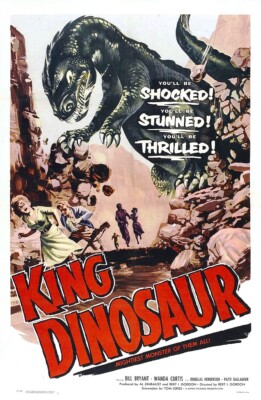 KING DINOSAUR MOVIE POSTER *2X3 FRIDGE MAGNET* BILL BRYAND WANDA CURTIS MONSTER