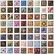 Men's Silk Pocket Squares 100% Genuine Silk - Amazing Range of Designs Kerchiefs