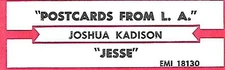 Joshua Kadison, Postcards From L.A./Jesse, Jukebox Label 45
