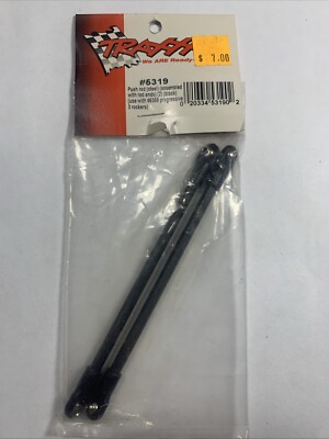 Traxxas 8619X Push Rods Aluminum (Blue-Anodized) Heavy Duty (2) E-Revo