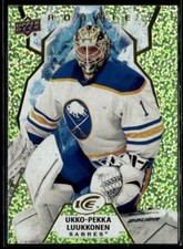 2021-22 Upper Deck Ice Green Parallel Ukko-Pekka Luukkonen Rookie #102