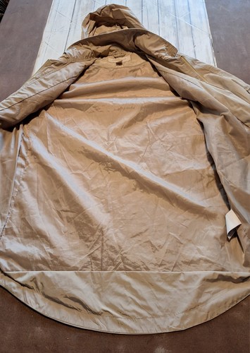 Covington Outerwear Jacket Women's Size Large Tan/Khaki Hooded Lined 3/4 Sleeves - Picture 17 of 17