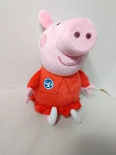 Peppa Pig Doll Stuffed Plush Animal in an Airplane Dress Tourist