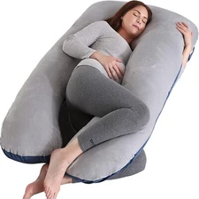 Oversize Pregnancy Pillows U-Shaped Full Body Maternity Pillows for Pregnant US