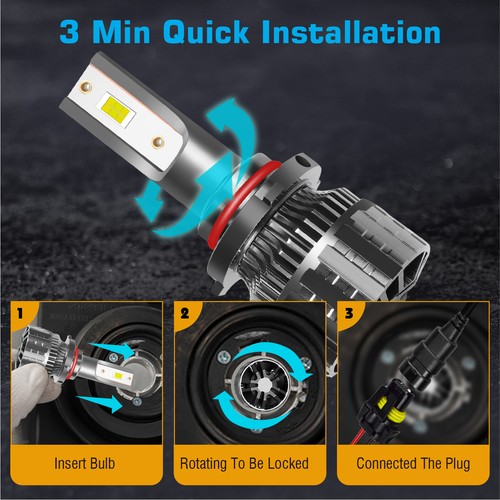 Para Chevy Silverado 1500 2500HD 3500 1999-2006 4X LED Faros Bombillas L1QC - Imagen 5 de 8