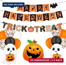 Halloween Party Decorations Includes Halloween Banners, Pumpkin Ghost Halloween