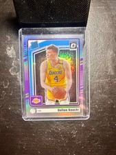 2024-25 Panini Donruss Optic Dalton Knecht Rated Rookie Prizm Lakers Card #256