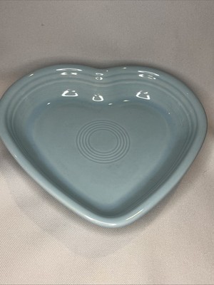 Fiesta Medium 7.5'' Heart Shape Bowl Sky Blue Fiestaware Serving Dish Plate Decor
