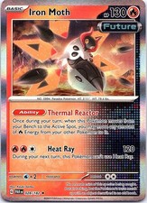Iron Moth Paradox Rift 028/182 Rare Pokemon Holo Near Mint Pokemon Card