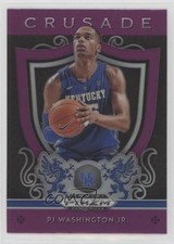 2019-20 Panini Prizm Draft Picks Crusade Purple Prizm PJ Washington Jr #95 0st9