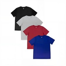 Athletic Works Boys 4pk Active Assorted Solid...