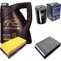Inspektionspaket 5L Mannol 5W-40 FüR Audi A3 1.6 1.8 TT Skoda Octavia I Combi