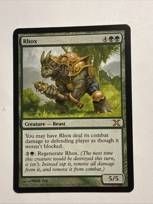 Rhox - 10th Edition: #291, Magic: The Gathering Lp 