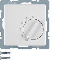 Berker 20266089 Temperaturregler Mit Wechsler Und ZentralstüCk, Q.1/Q.3, Polarw