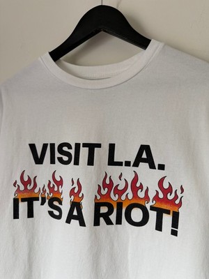 Gallery Dept. LA Riot Tee - Size XL - White - NEW | eBay