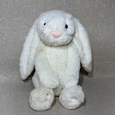 VTG Jellycat Bashful Bunny Cream Medium With Whiskers