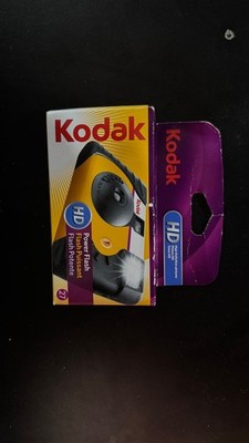 Kodak Power Flash HD Single Use Camera 27 Exposure Exp 01/24