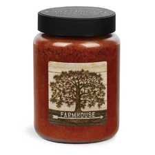 Crossroads BMS-20015 Farmhouse Tree Buttered Maple Syrup Jar Candle, 26 oz