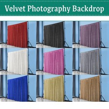 Velvet Wedding Backdrop Curtain Stage Decor Party Drapes Wedding Photo Shooting
