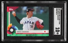 2023 Topps World Baseball Classic Global Stars Green 40/75 Hiroto Takahashi 0j81