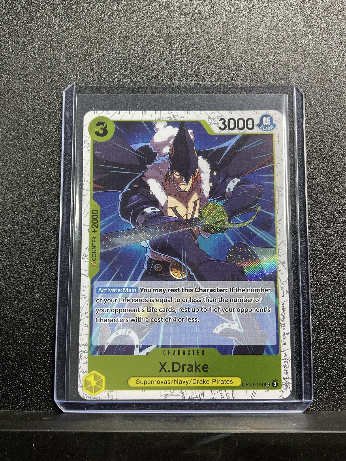 Premium Booster The Best Vol. 2 (PRB-02) X.Drake #OP10-114 Pirate Foil