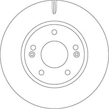 2X TRW BREMSSCHEIBEN 280mm BELÜFTET VORNE PASSEND FÜR HYUNDAI IONIQ KIA NIRO |