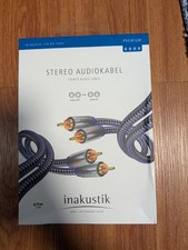 Image of 2.00m Inakustik Premium Series Audio Phono Cable Stereo Phono Stereo 0.75M