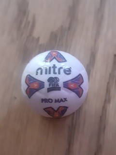 Mitre Pro Max and Espana Tango Miniature 22mm Diameter Subbuteo Size Footballs