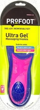 PROFOOT #2090 Womens Ultra Gel Massaging Insoles ONE PAIR  ( W ) 6-10