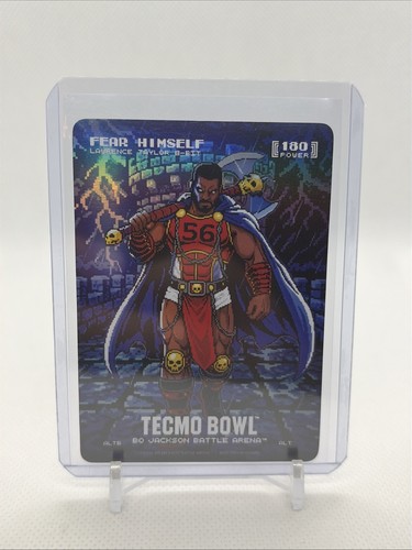 Bo Jackson Battle Arena Tecmo Bowl Fear Himself 8-Bit Alt #6 SP