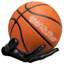Hold My Ball Wall-Mounted Ball Holder Premium Resin Basketball Soccer Football