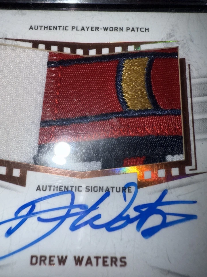 2019 Leaf Trinity Drew Waters Patch Auto Nasty Patch - Image 3 of 4