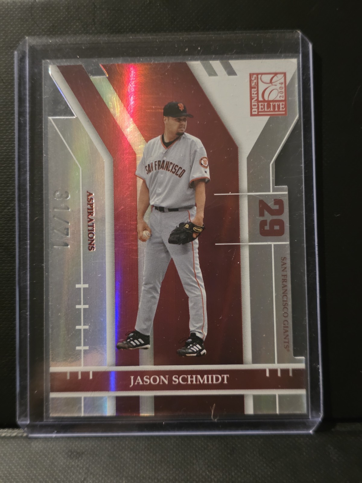 2004 Donruss Elite - Jason Schmidt #138 Aspirations Die-Cut /71