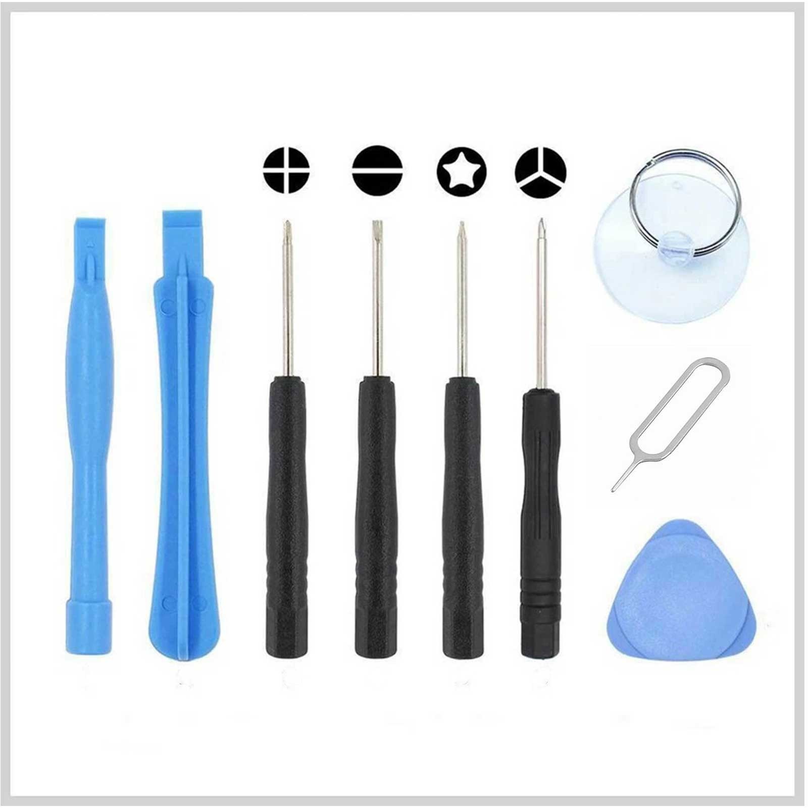 Tool Kit Screwdriver For Repair iPhone 4,7, 8, X Mobile Phone Opening 9 in 1 set