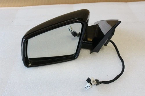 W212 Mercedes Driver Left Side Rear View Door Mirror Cover Glass Turn Signal OEM
