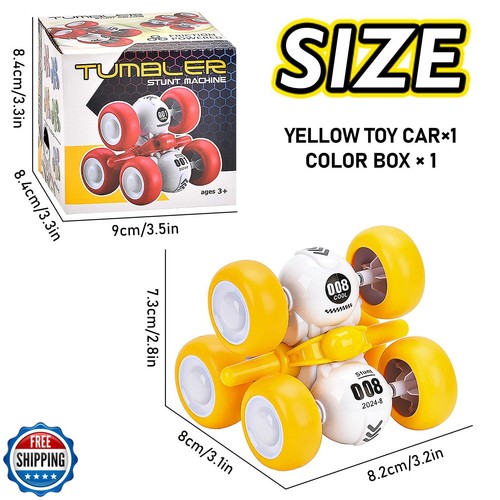 CDDZSW Pull Back Truck for Toddler Boys for Ages 3-5,6 Rounds Inertia 360° Ro - Foto 2 di 5