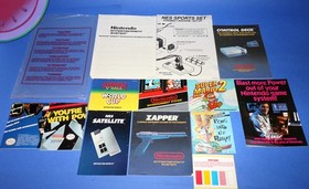 TESTED Nintendo NES SYSTEM with GAMES Console Complete in Box Sports Set CIB Lot