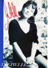 MICHELLE Autogramm Karte handsigniert ERSTE SEHNSUCHT Matthias Marie Julian Reim