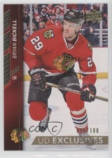 2015-16 Upper Deck UD Exclusives 95/100 Bryan Bickell #39 5a8