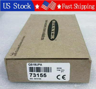 1PCS Brand New FOR BANNER QS18UPA Photoelectric Sensor QS18UPA US Stock