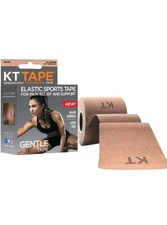 KT Tape Gentle 10" Cotton Precut Kinesiology Therapeutic Sports Roll - Beige