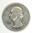 1951 Washington Silver Quarter