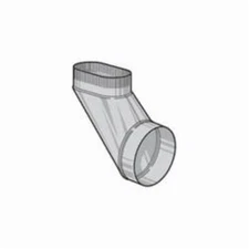 SEALTITE 4S004247060000 End Boot 6IN Round To 6IN Oval 90¬∞ Crimped