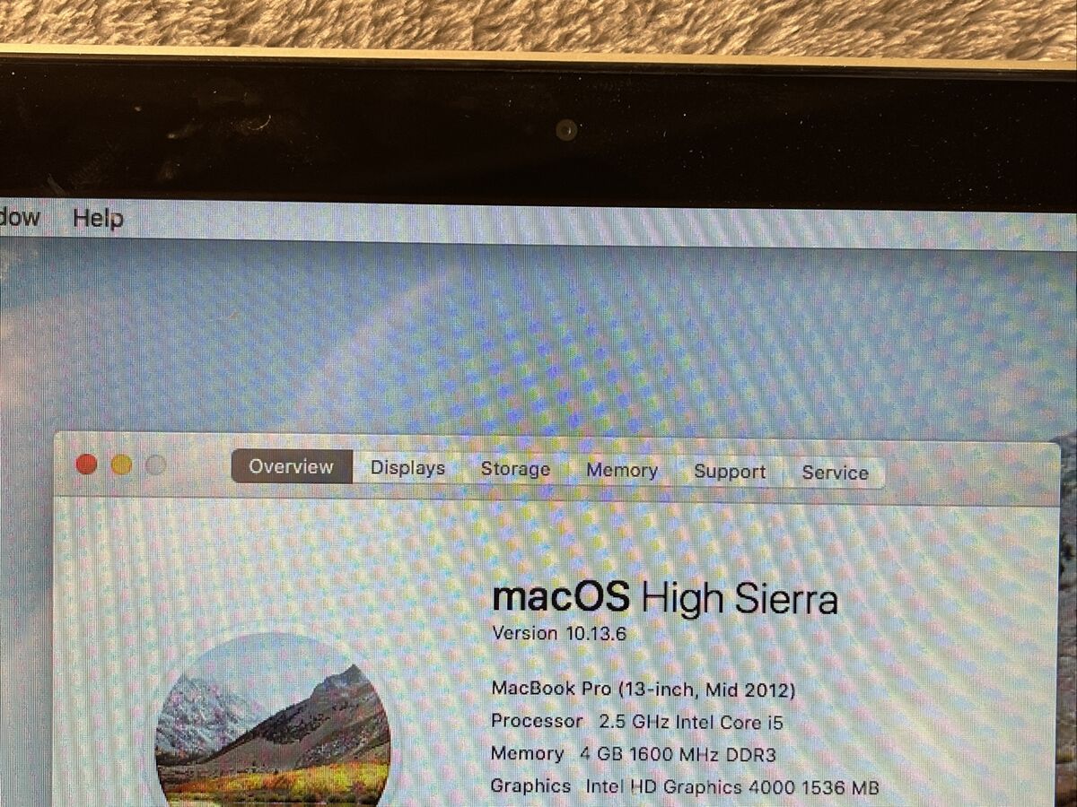 Apple MacBook Pro (Mid 2012) i5-3210M 2.5 GHz 4GB RAM 500GB Apple MacBook Pro (Mid 2012) i5-3210M 2.5 GHz 4GB RAM 500GB