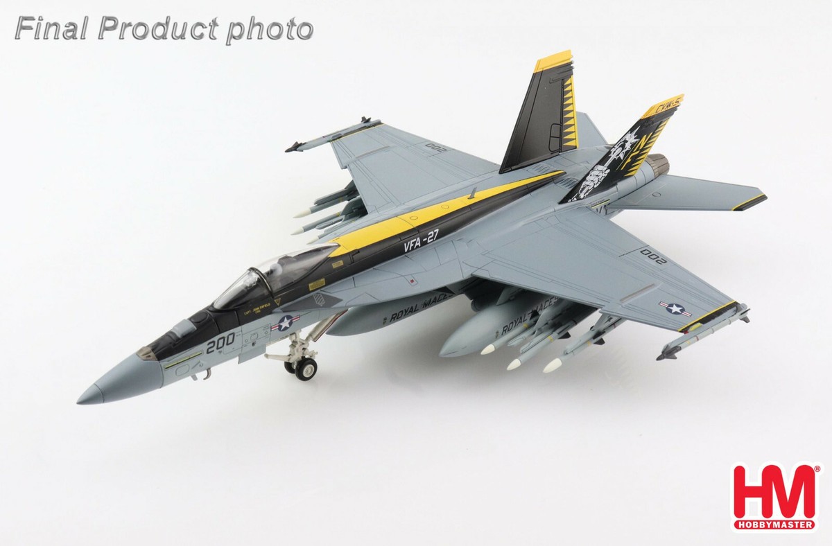 【未開封】F/A-18E Super Hornet 限定版 1/72 F/A-18E SUPER HORNET, VFA-27, USS RONALD REAGAN,2015 - HOBBY