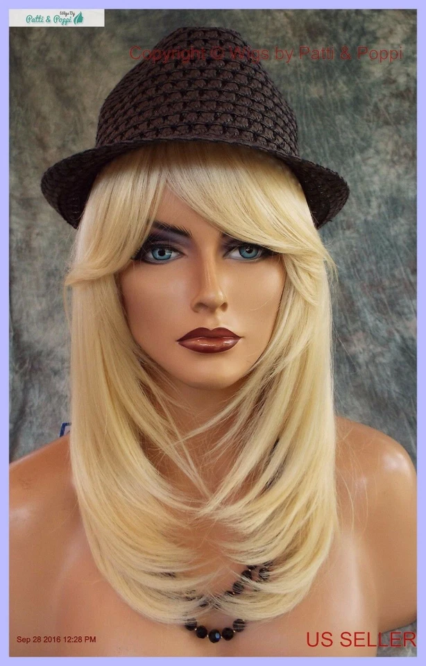 LARGE CAP LONG WIG HEAT SAFE SKIN TOP✯ COLOR #613 STRAIGHT CLASSY STYLE 1071 - Image 2 of 4