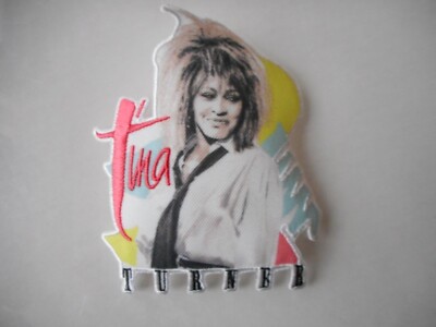 Tina Turner 80s Portrait Patch - Embroidery Iron-On - C&D P-5742 - 4'' X 3.25''